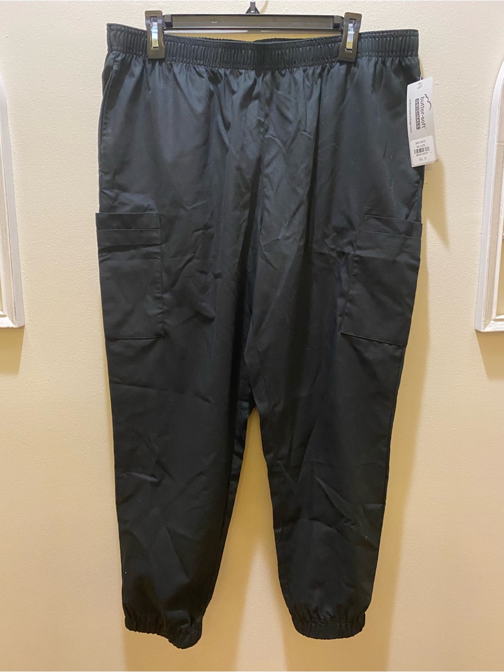 Women’s Black Cargo Scrubs